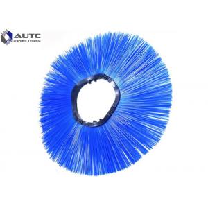 PP Wire Fastening Wafer Brush Snow Rotary Convoluted Wavy Ring Brush For Farms