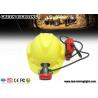 China 4500 Lux Led Mining Light , Portable Cordless Mining Cap Lamps With 4ah Baterry wholesale