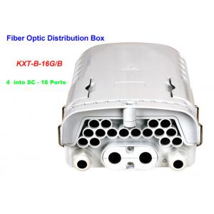 China 16 ~ 96 Cores FTTH Fiber Optic Distribution Box 4 into SC 16 Ports Wall mounting Holding pole wholesale