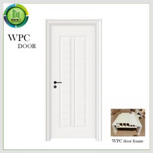 Solid Front WPC Fire Rated Interior Wood Doors Anti Termites Apartment Use