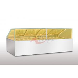 China Square Cold Deli Showcase Energy Saving Mirror Glass Tempered Safety Glass supplier