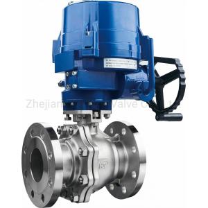 China Industrial Usage Pneumatic/Electric Ball Valve with High Temperature Resistance supplier