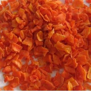 China Max 7% Moisture Dried Carrot Cubes Dehydrated Vegetable Flakes ISO / HACCP supplier
