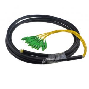 Outdoor Armoured 0.9mm 2.0mm Fiber Optic Patch Cord With 2 Cores Pigtail