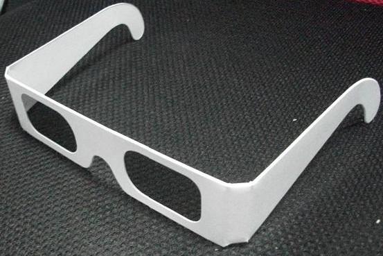 Vidrios tridimensionales de los vidrios/cartulina de encargo del papel 3D del