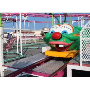China Various In Design Wacky Worm Coaster , Outdoor 6 Seats Kids Amusement Ride supplier