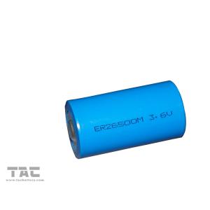 Primary  lithium LiSOCl2 Battery ER26500M 3.6V with Long Self-Life for flow meters