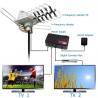 150 mile outdoor antenna high gain FM/VHF/UHF 360 degree rotation outdoor tv