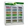 Drinks Display Customized Supermarket Beverge Glass Door Refrigeration Equipment