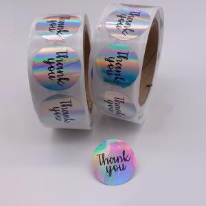 China Waterproof Customized Laser 3D Hologram Sticker , Holographic Vinyl Decal in roll supplier
