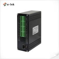 China 4 Channel Serial To Fiber Optic Media Converter RS232 RS485 SFP Port 12 - 48VDC on sale