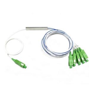 China 1x8/1x32/1x16 FTTH Optical PLC Splitter Splitter de fibra FC/SC/LC/ST APC UPC Sc Mini conector PLC supplier