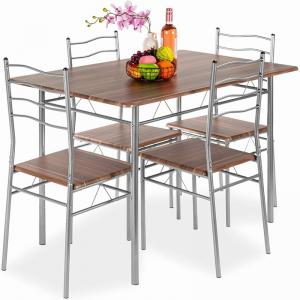 odm Mdf Wooden Dinning Table And Chair Set Counter High Dinning Sets Of 4