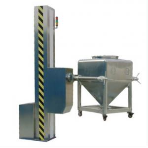 Single column lifting hopper mixer blender pharmaceutical machine