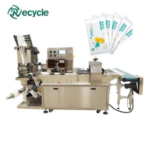 China Single Wet Wipe Tissue Making Machinery Cutting Packaging Wet Wipes Machine Online Support wholesale
