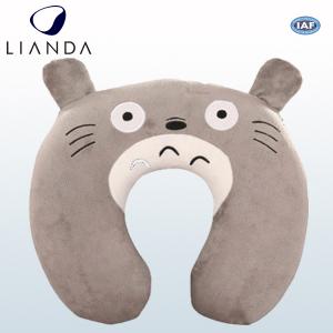 Custom U Shaped Travel Neck Pillow For Air Traveling , Animal Neck Support Pillow