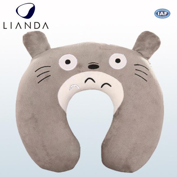 Custom U Shaped Travel Neck Pillow For Air Traveling , Animal Neck Support