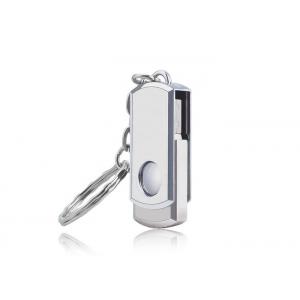 China High Read / Write Speed USB Memory Disk , Swivel USB Flash Drive With Keyring supplier