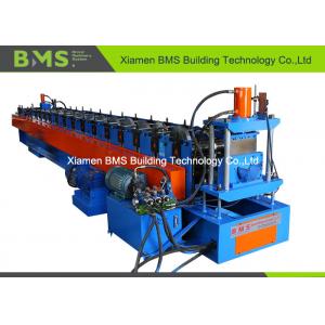 China SGS Gutter Roll Forming Machine For Poultry Feeding With Hydraulic Punching supplier