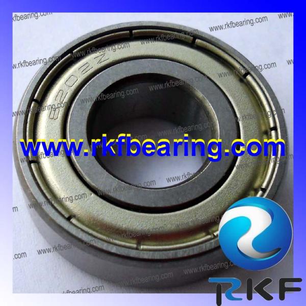 High limiting speed Deep Groove Ball Bearings 6202ZZ RKF for precision instruments