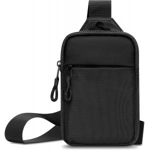 Men Women Small Crossbody Chest Bag Shoulder Bag Messenger Bag For Travel