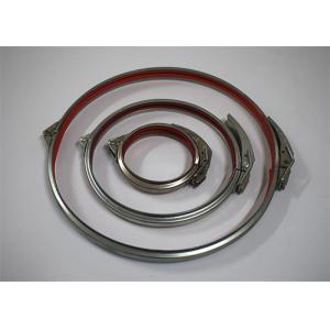 Metal Heavy Duty Pipe Clamps , Various Solid Power PIpeline Galvanized Pipe Clamp