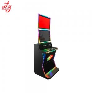China 23.6 Inch Casino Dual Monitors Touch Screen Gaming Cabinet Video Slot Gaming Machines For Sale supplier