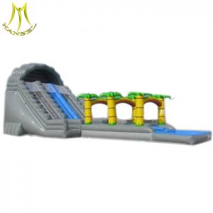 China Hansel cheap wholesale giant inflatable air track water slide for kids and adults supplier