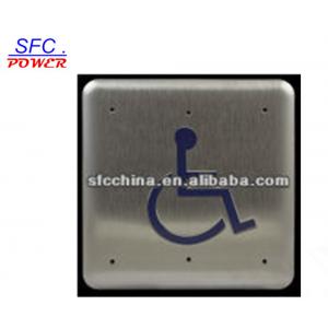 Metal Anti theft 4.75" square push to open or push to exit switch for door,Automatic Handicap Button Door Opener