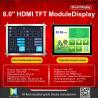 China 8 Inch 1024x768 TFT LCD Module with Capacitive Touch Screen wholesale