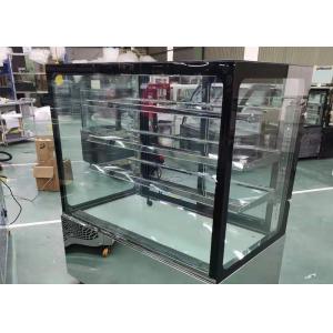 R290 Deli Patisserie Flat Glass Display Fridge 380 Ltr