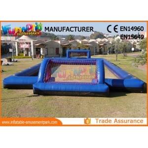 China Large Children Inflatable Sports Games , Inflatable Football Field wholesale
