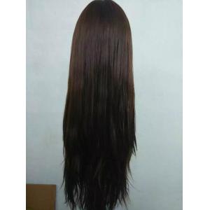 China 18 inch Natural Color Wig Eouropean Human Hair Wig Jewish Wig Kosher Wig Full Lace Wigs supplier