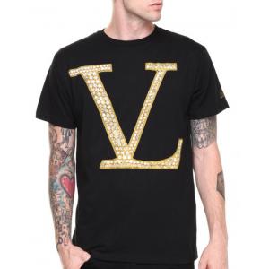 China Beaded latest cotton shirt designs for men luxurious design t shirt supplier