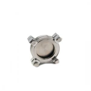 Vacuum Pipe Fittings ISO Bored Blank Flange with Cap
