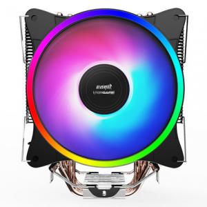 China RGB CPU Cooler High air flow  tower type CPU Cooler with 4 Heat Pipes for intel AMD supplier