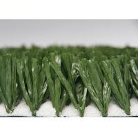 China Green Artificial Grass For Soccer Field , Artificial Soccer Turf Fake Grass on sale