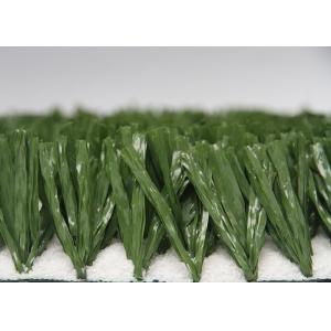 Green Artificial Grass For Soccer Field , Artificial Soccer Turf Fake Grass