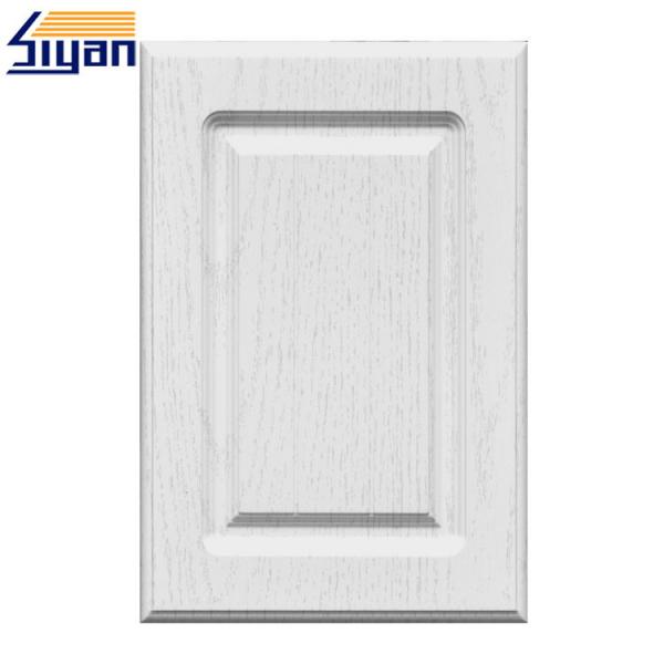 European White Classic Cabinet Doors MDF Board With PVC Film Surface