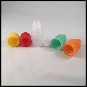 High Standard Squeeze PE E Liquid Bottles 5ml With Needle Tips Eco - Friendly