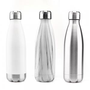 China Custom 500ml Fashion Air Transfer Printing Vacuum Insulated Stainless Steel Thermal Flask Thermos Bottle supplier