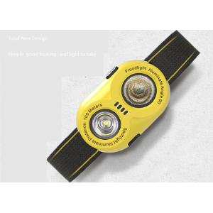 China Emergency Battery Operated Work Light , 2.5W Yellow Portable High Power LED Flood Light supplier