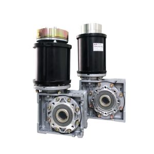 China High-Speed Wrought Iron Automatic Sliding Garage Door Heavy Duty Electric Roller Shutter Closer Multiple Universal Servo Motor wholesale