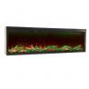 China 1540mm Shining Built-In 60'' Remote Control Electric Fireplace Multi-Color Fuel Bottom wholesale
