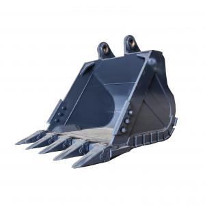 Strong Reinforcement Board Excavator Rock Bucket 0.2-6.8CBM Capacity