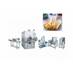 China Fully Automatic High Speed Egg Roll Making Machine / Wafer Stick Roll Biscuit Making Equipment supplier