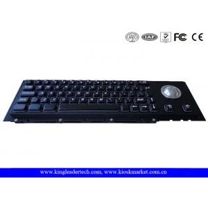 Black Cherry Mechanical Keyswitch Metal Panel Mount Keyboard With Trackball