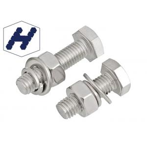 DIN Threaded Stud Bolt Zinc Plated Carbon Steel Nuts And Bolts