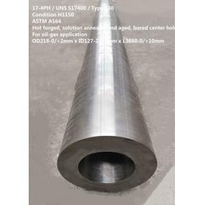 Martensitic precipitation Hardening stainless steel 17-4PH, SUS630 / S17400 thick wall thickness forged tube