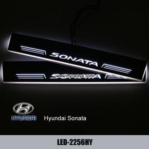 China Hyundai Sonata car LED lights Moving Door Scuff car door safety light supplier
